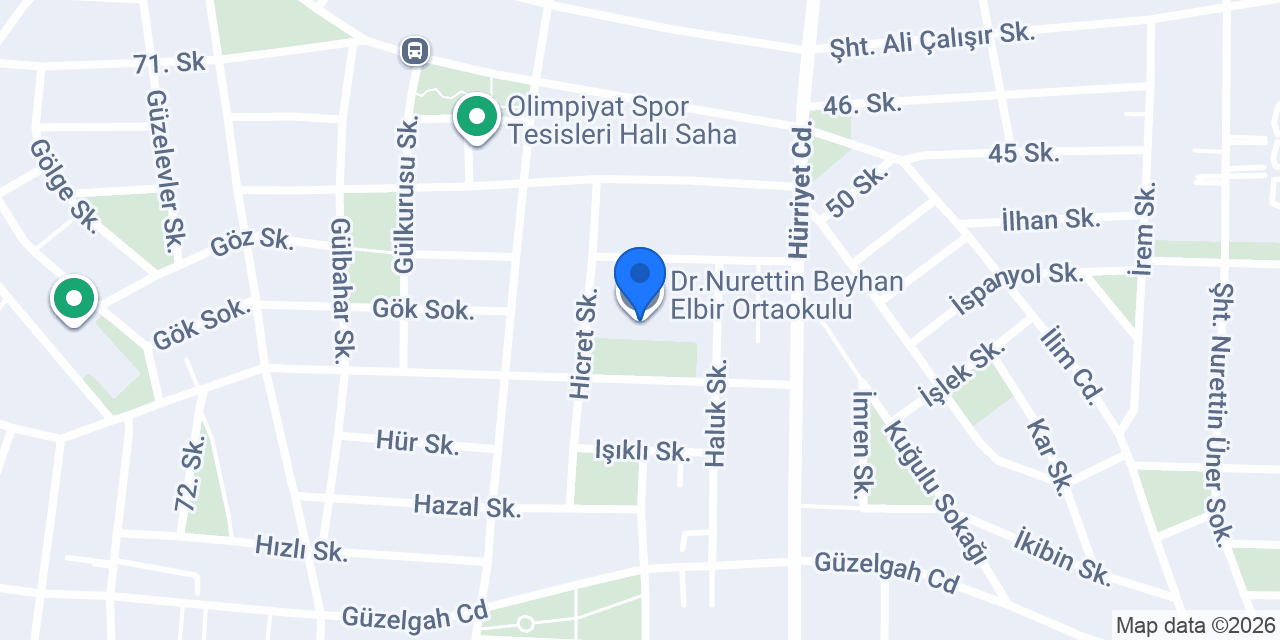 Dr.Nurettin Beyhan Elbir Ortaokulu konumu