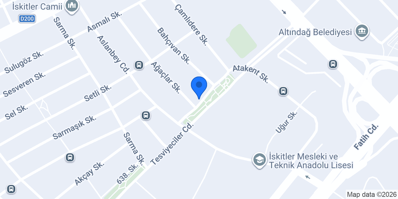 Servis Otomotiv konumu