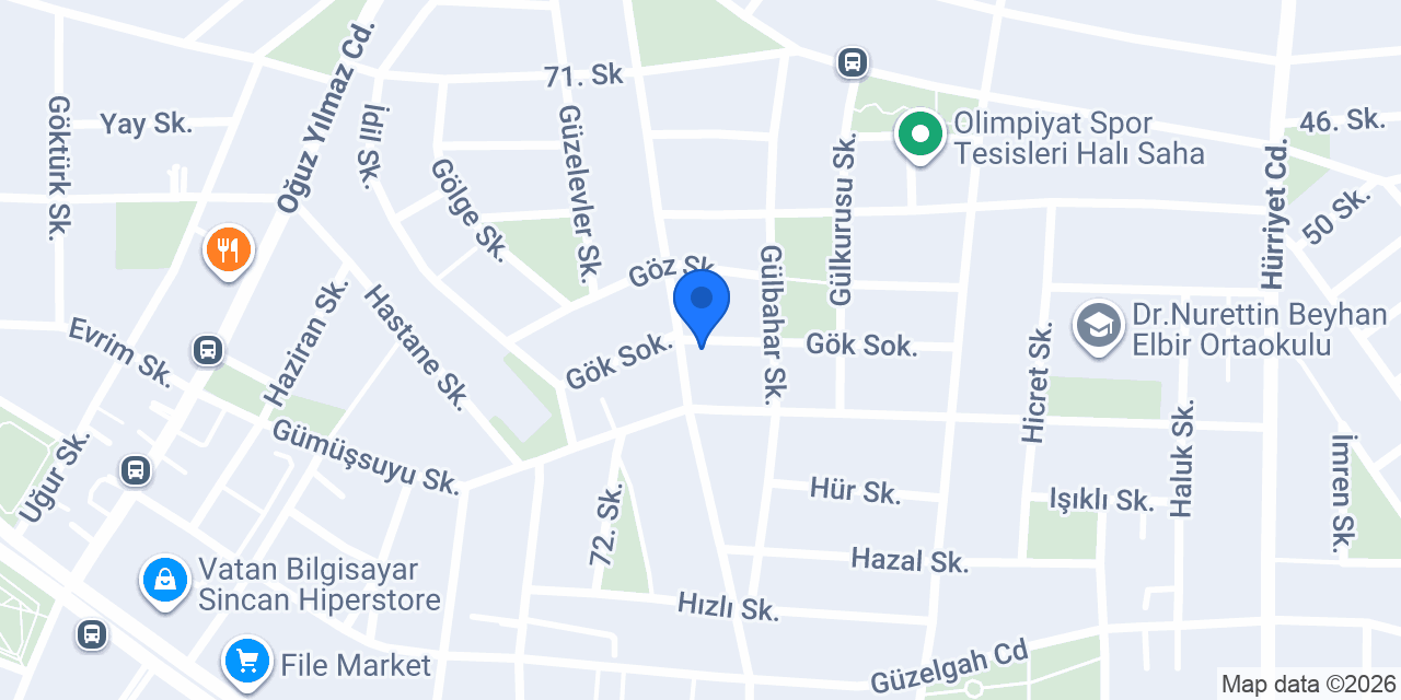 Doğan Hırdavat Tesisat SİNCAN konumu