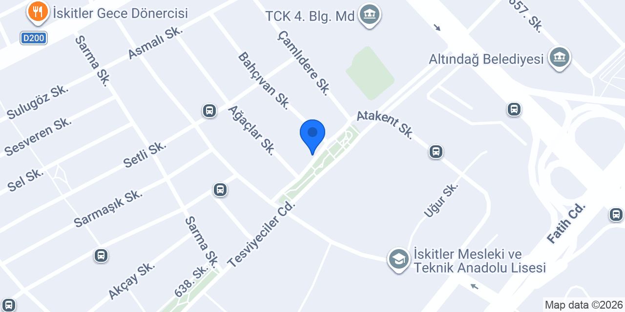 Okul Servis Dizayn konumu