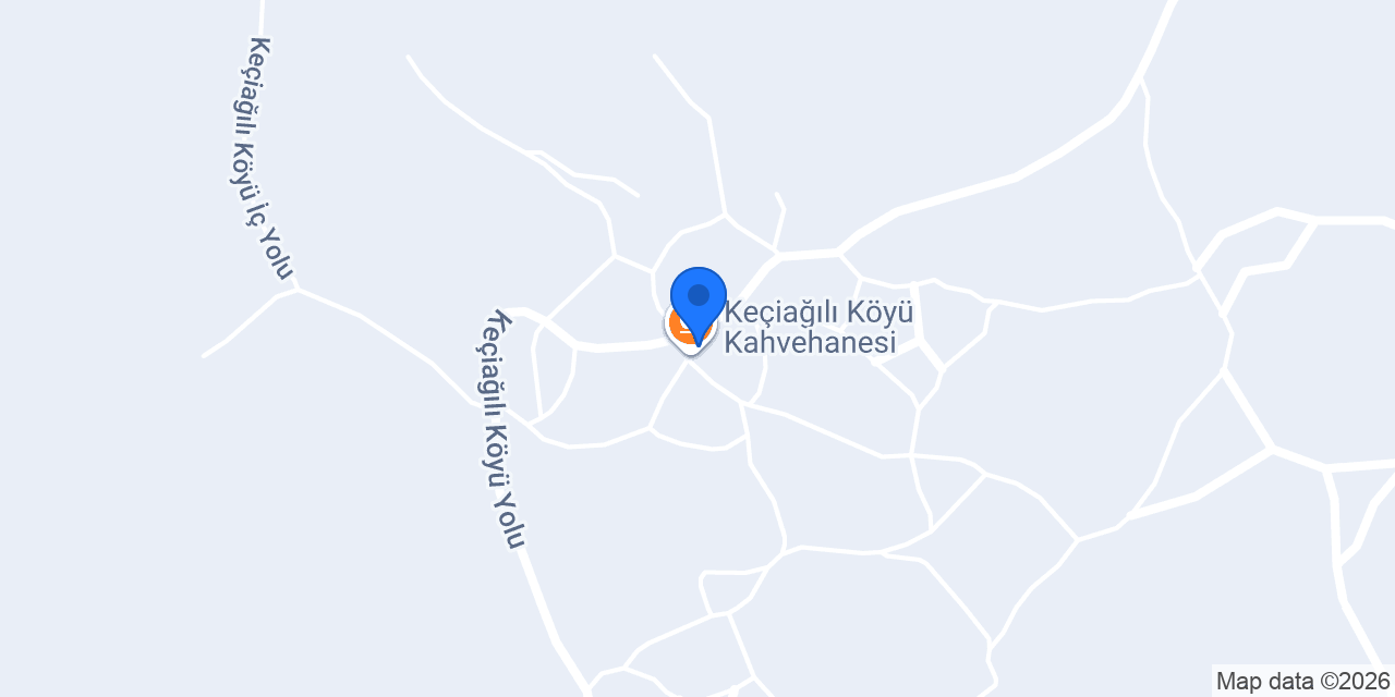 Keçiağılı Köyü Kahvehanesi konumu