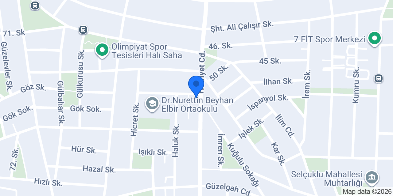 Sincan Çiçekçi İL-AY Çiçekçilik konumu