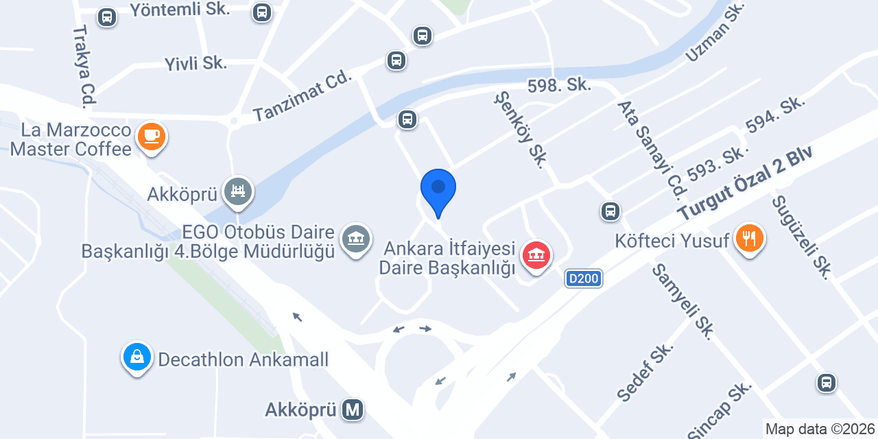 Artı Servis konumu