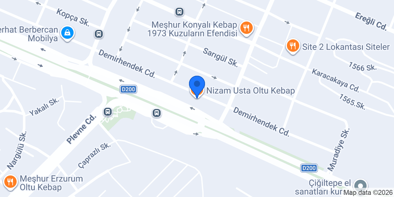 Nizam Usta Oltu Kebap konumu