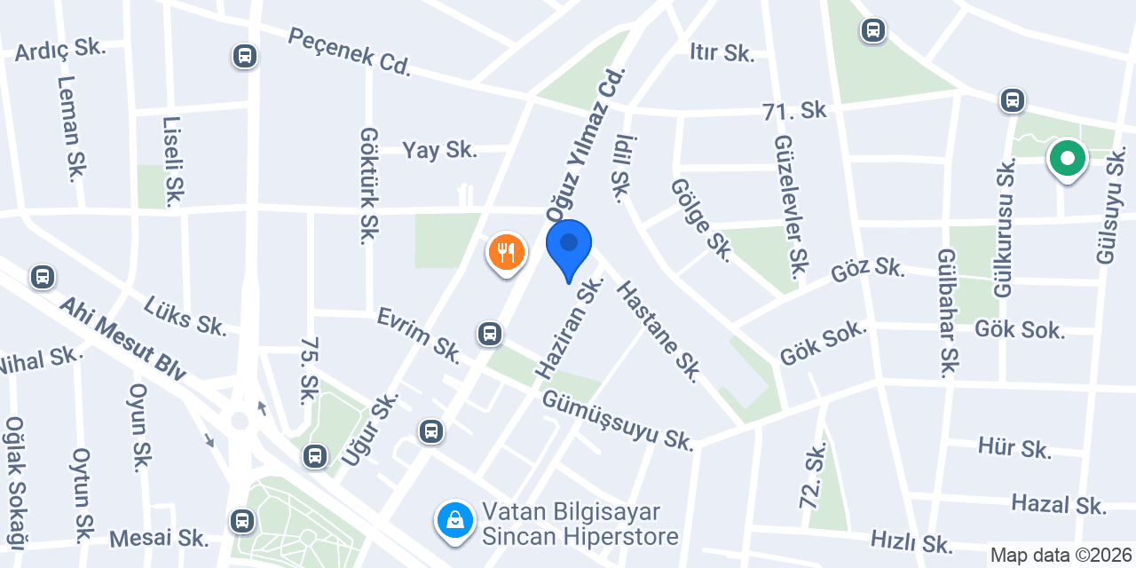 YALÇIN TURİZM konumu