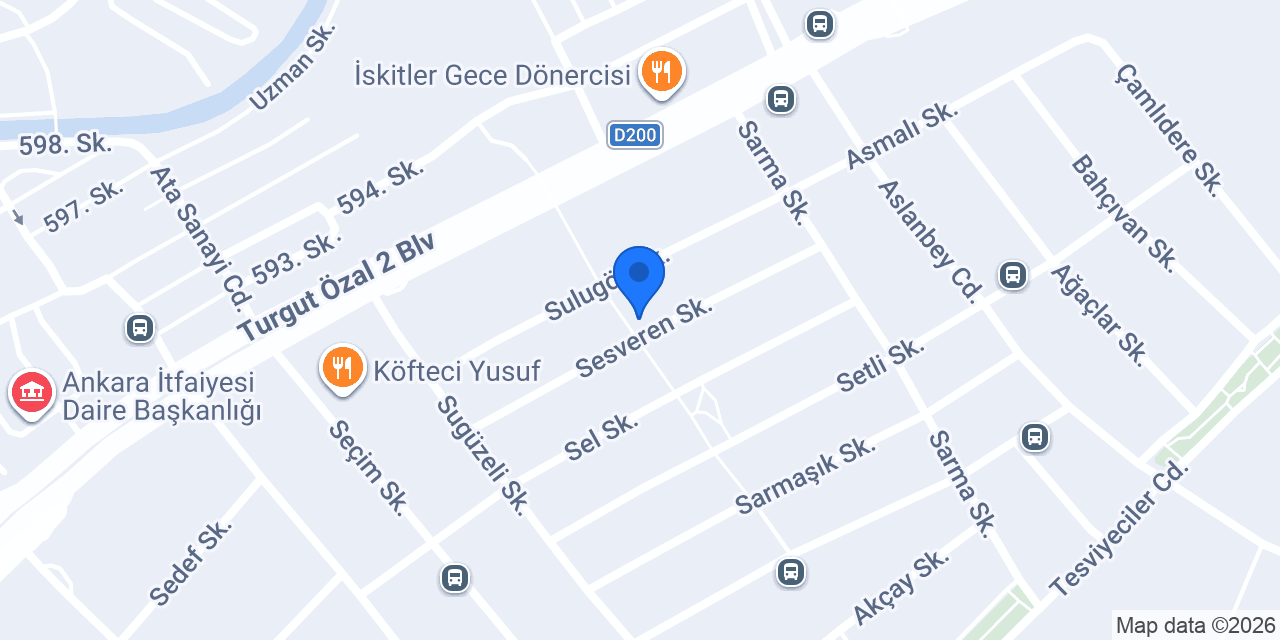 Arttes Yapı Ankara konumu