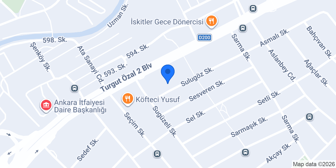 Gözde Otomotiv konumu