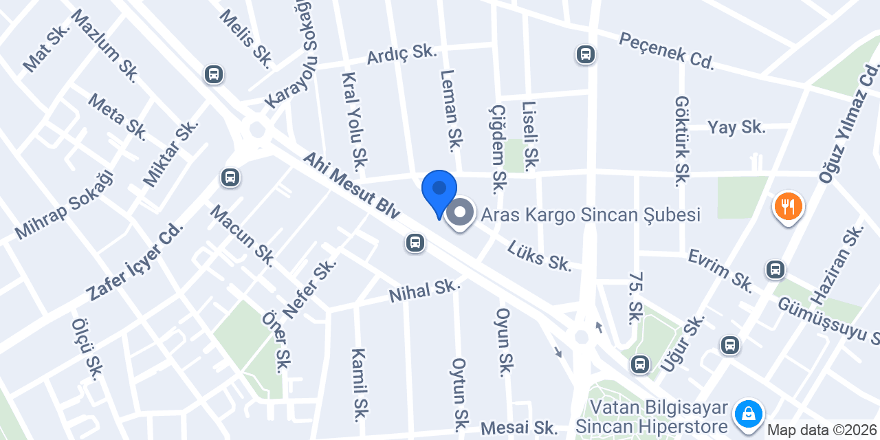 Tostçum konumu