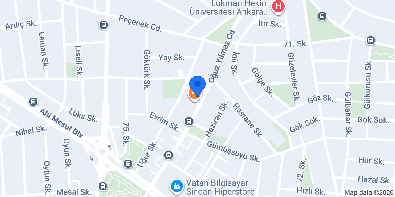 Ankara Oran Sigorta konumu