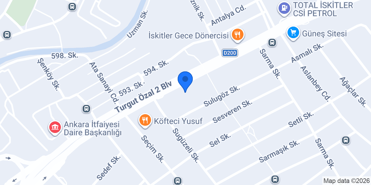 Continental ANA BAYİ ÇINAR LASTİK konumu