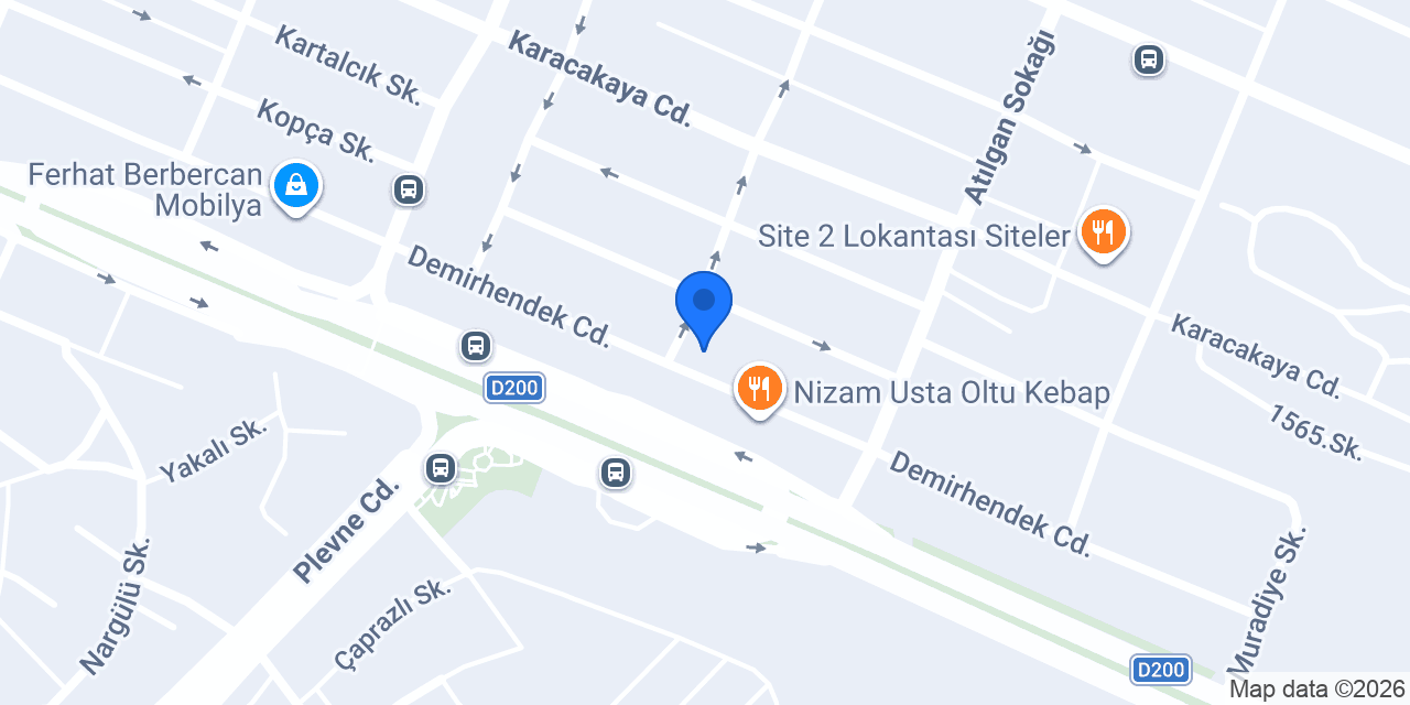 Pirsaş Pirinç Mobilya konumu