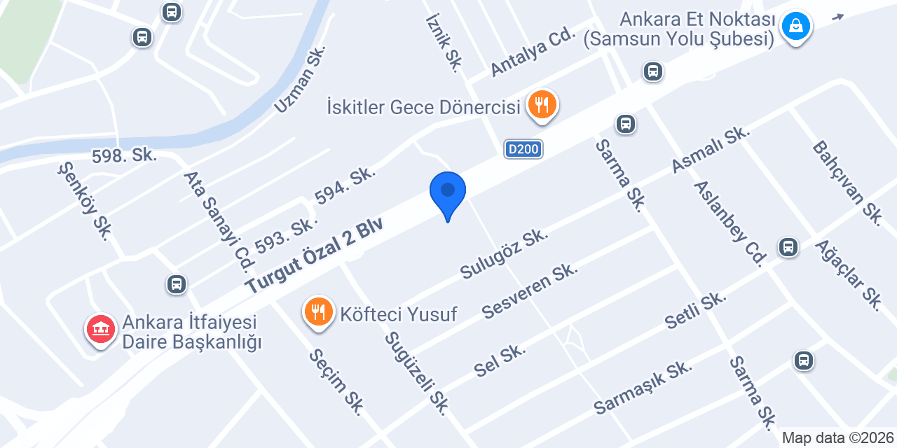 Fırat Oto Lastik konumu