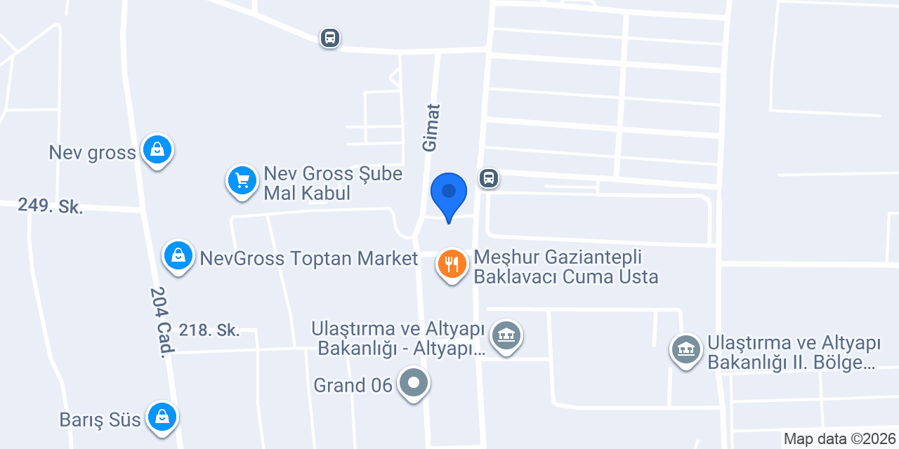 Sartaş Gıda san. Tic. Ltd. Şti konumu