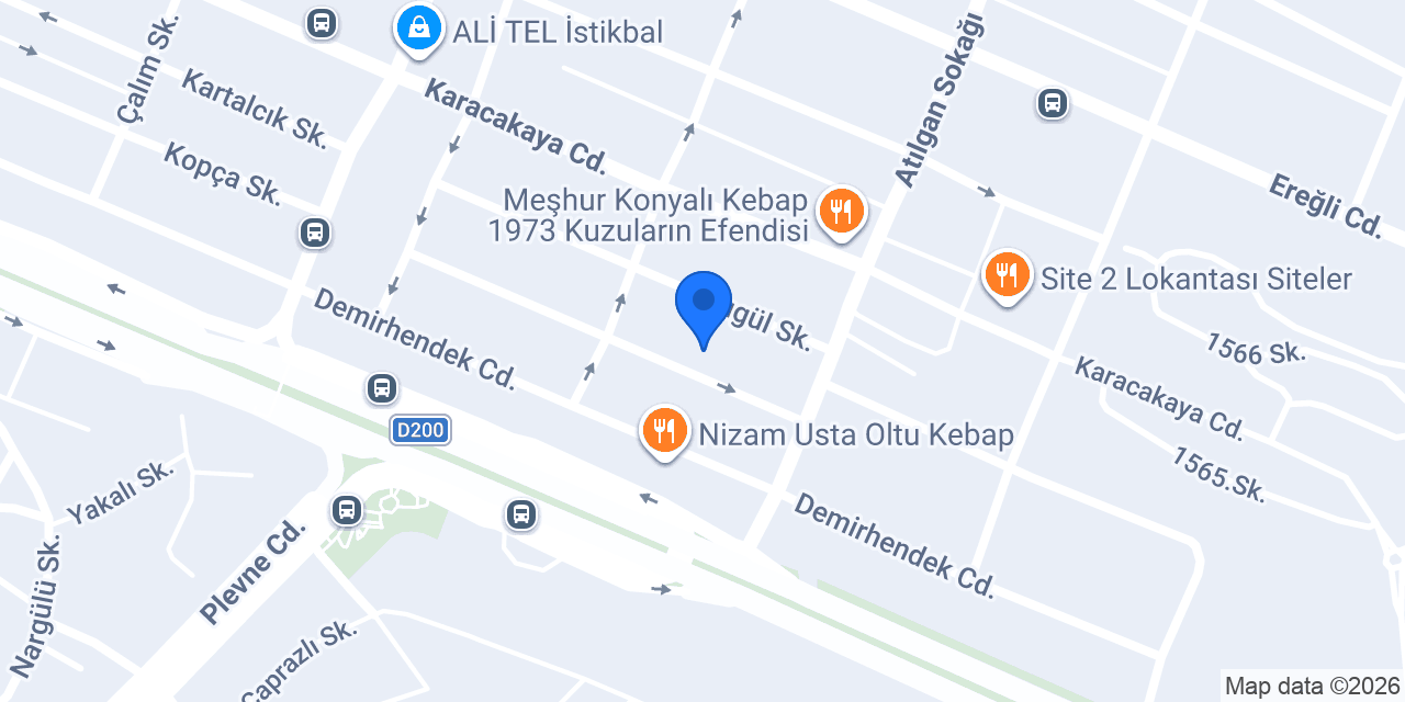GÖKÇE GARAGE konumu