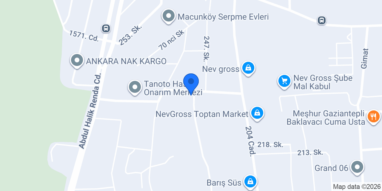 Ekspres Kurye Ankara konumu