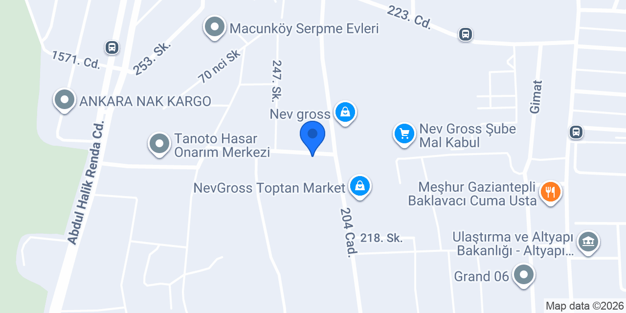 Alliance Healthcare Ecza Deposu - Ankara konumu