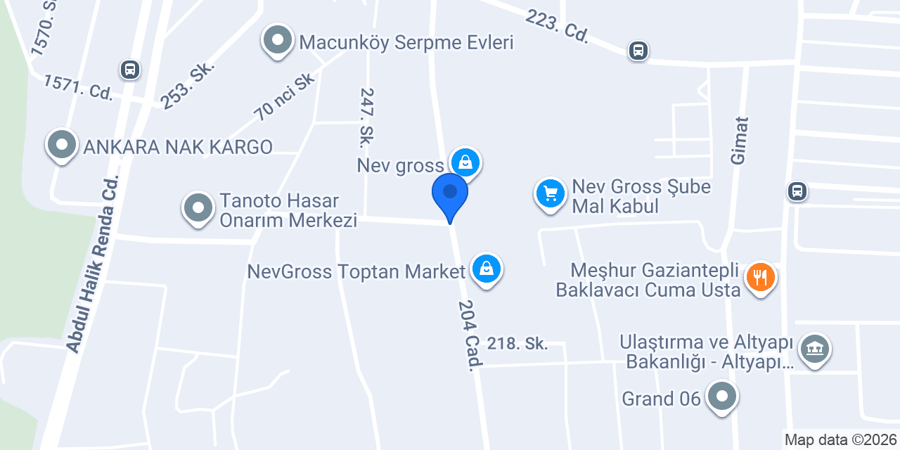 Öz Koca Yapı Malzemeleri konumu