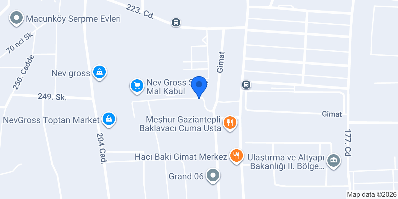 Ankara Ünal Ambalaj Ltd. Şti. konumu
