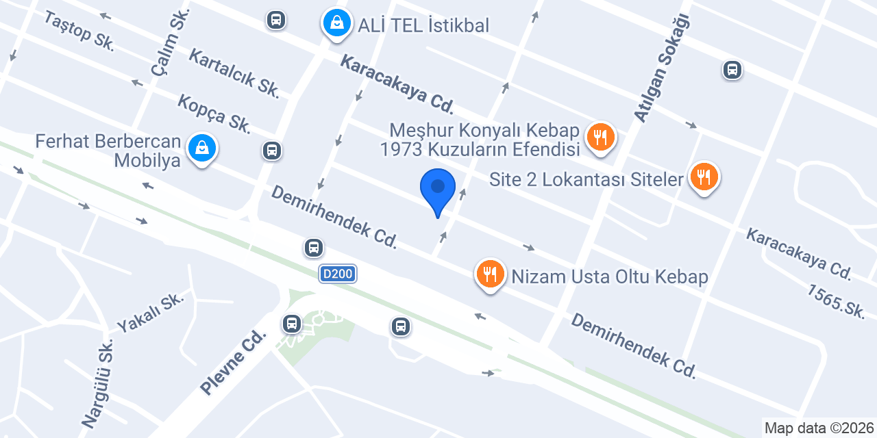 Damak Pide konumu