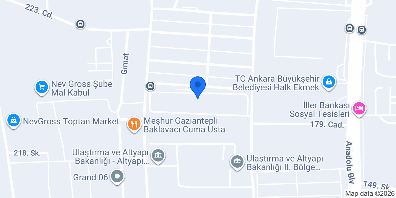 Çankaya Böcek İlaçlama konumu