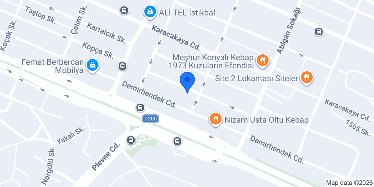 Demirel Reklam konumu