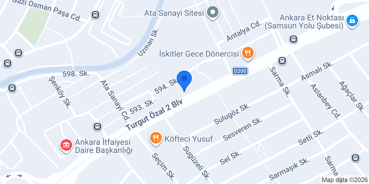 Han Oto lastik konumu