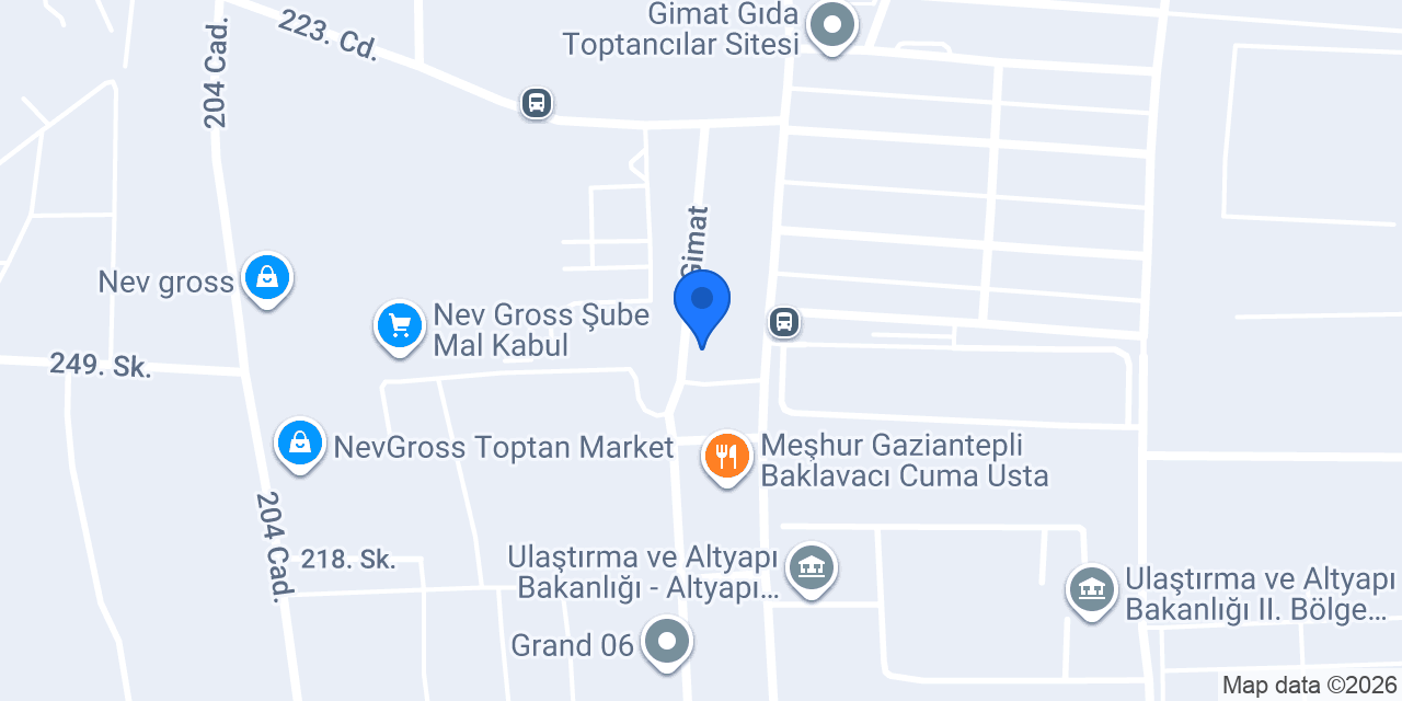 Ankara F Palet konumu