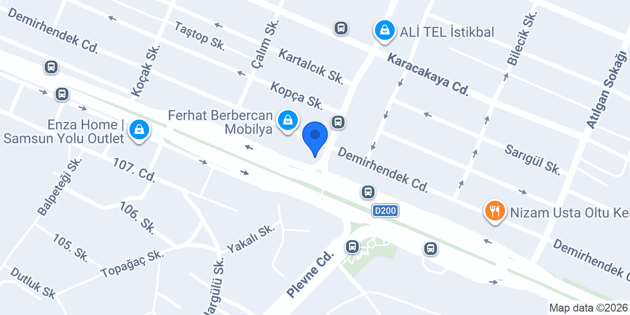 Onr Dizayn Bahçe Mobilyaları konumu