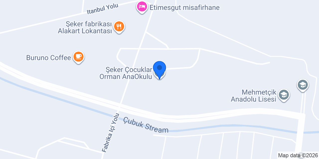 Şeker Çocuklar Orman AnaOkulu konumu