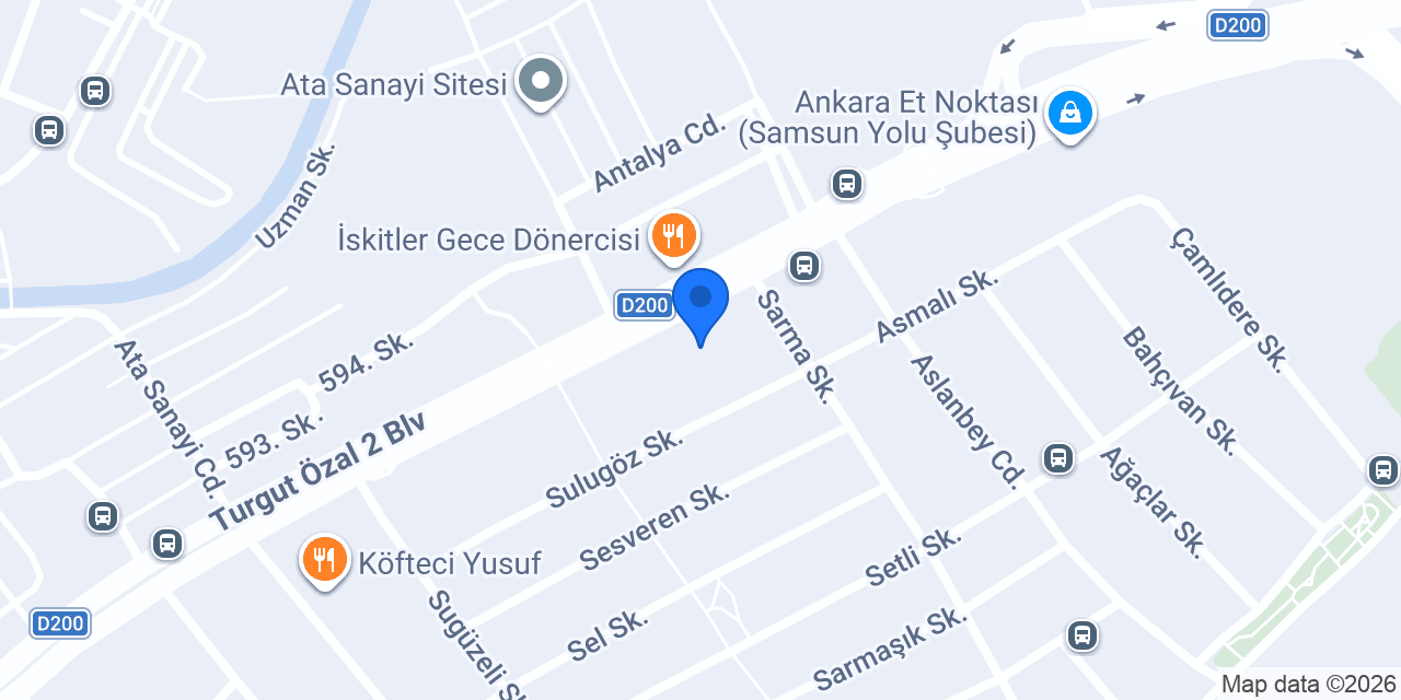 Derlas Otomotiv İskitler Şube konumu