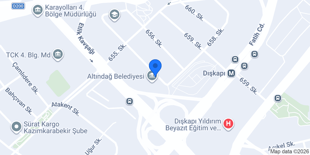 ALTINDAĞ 2 NOLU AİLE SAĞLIĞI MERKEZİ konumu