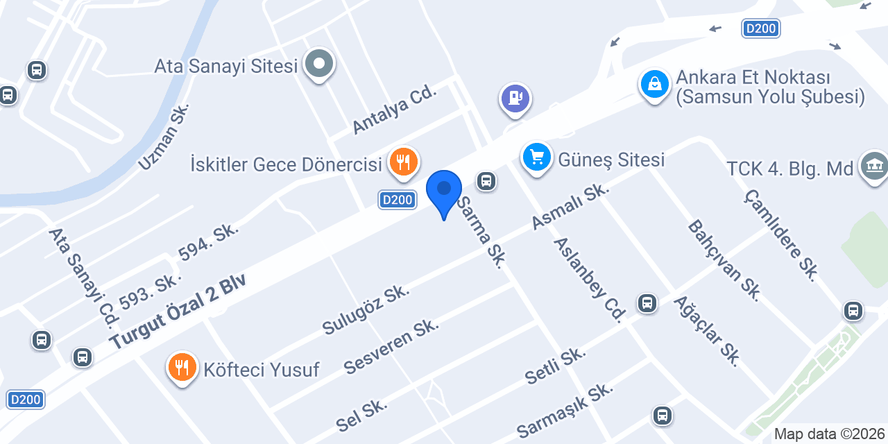 Şeref Jant Lastik konumu