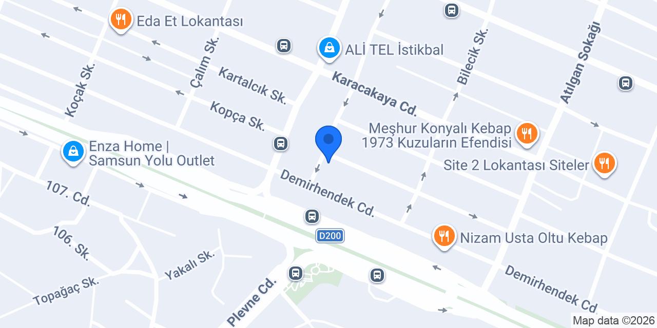 Erkek Kuaförü Yaşar konumu