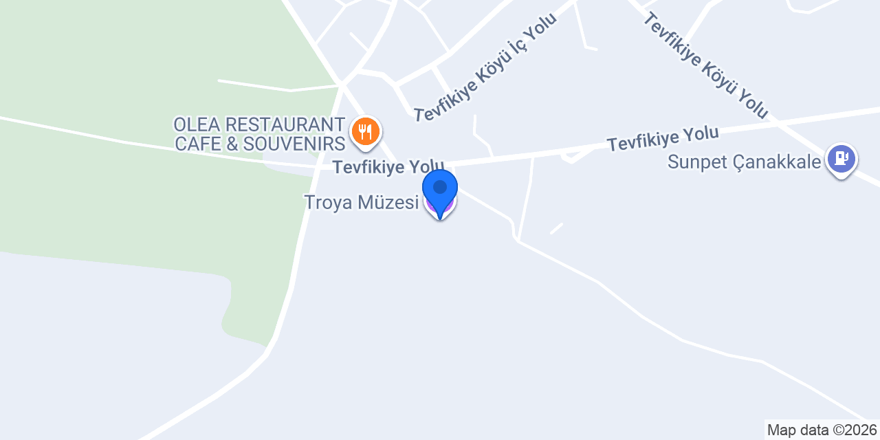 Troya Müzesi konumu