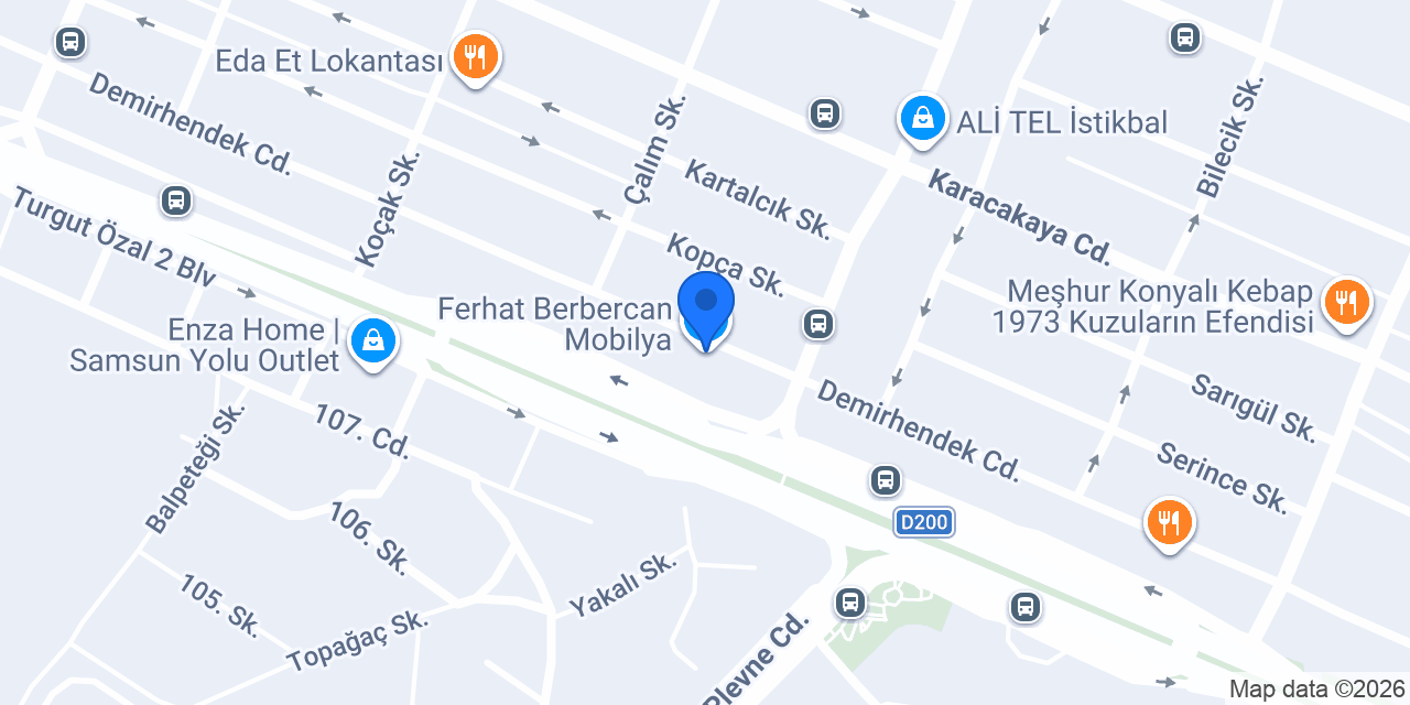 Ferhat Berbercan Mobilya konumu