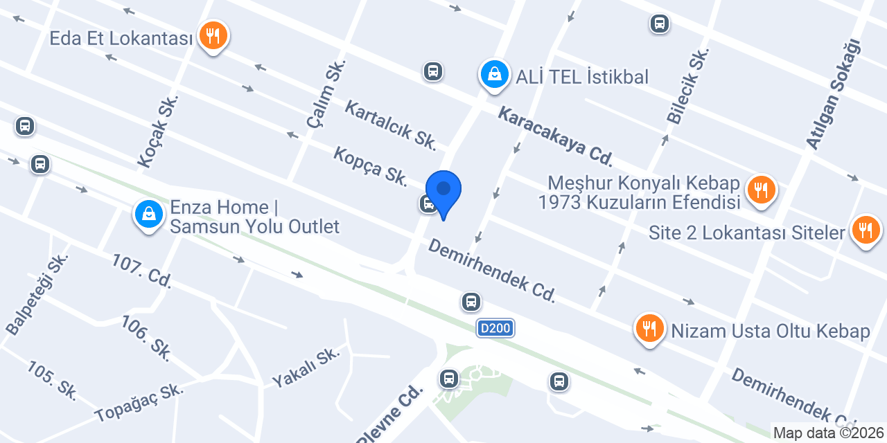 Siteler Bosch Mağazası konumu