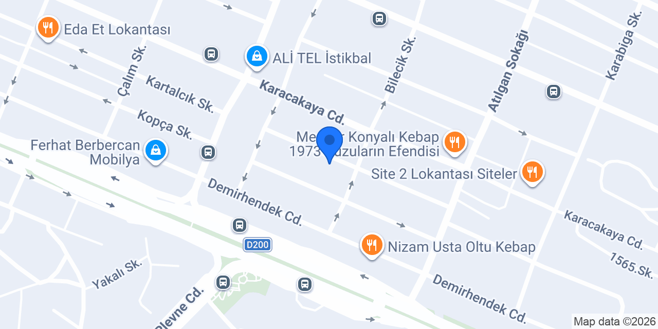 İlgi Mobilya konumu