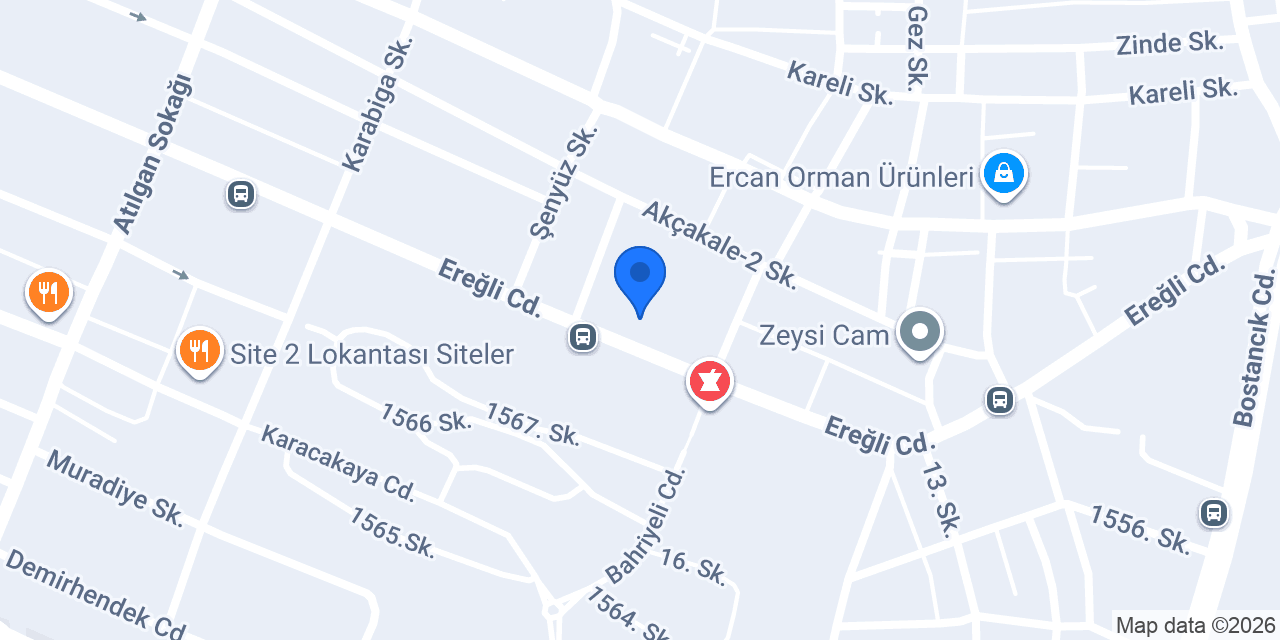 Hazar Grup Cam ve Ayna konumu