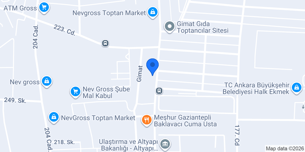 Yedibey Sinan usta pasta baklava konumu