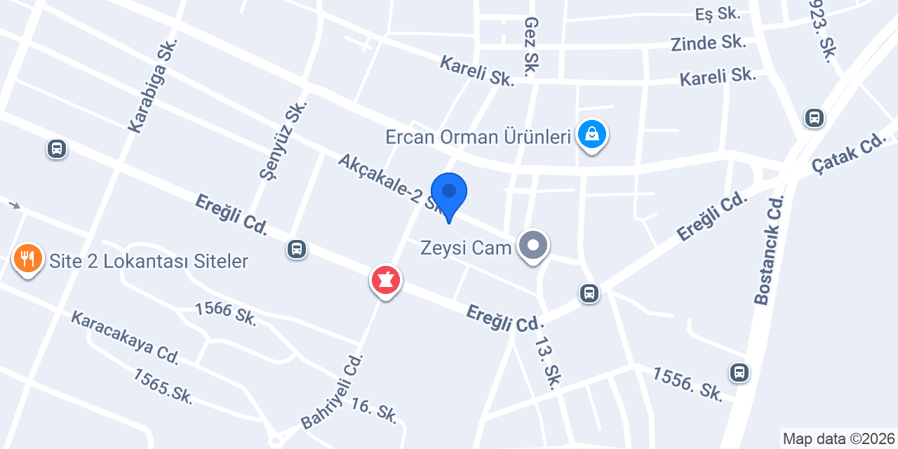 Öznur Mobilya Dekorasyon konumu