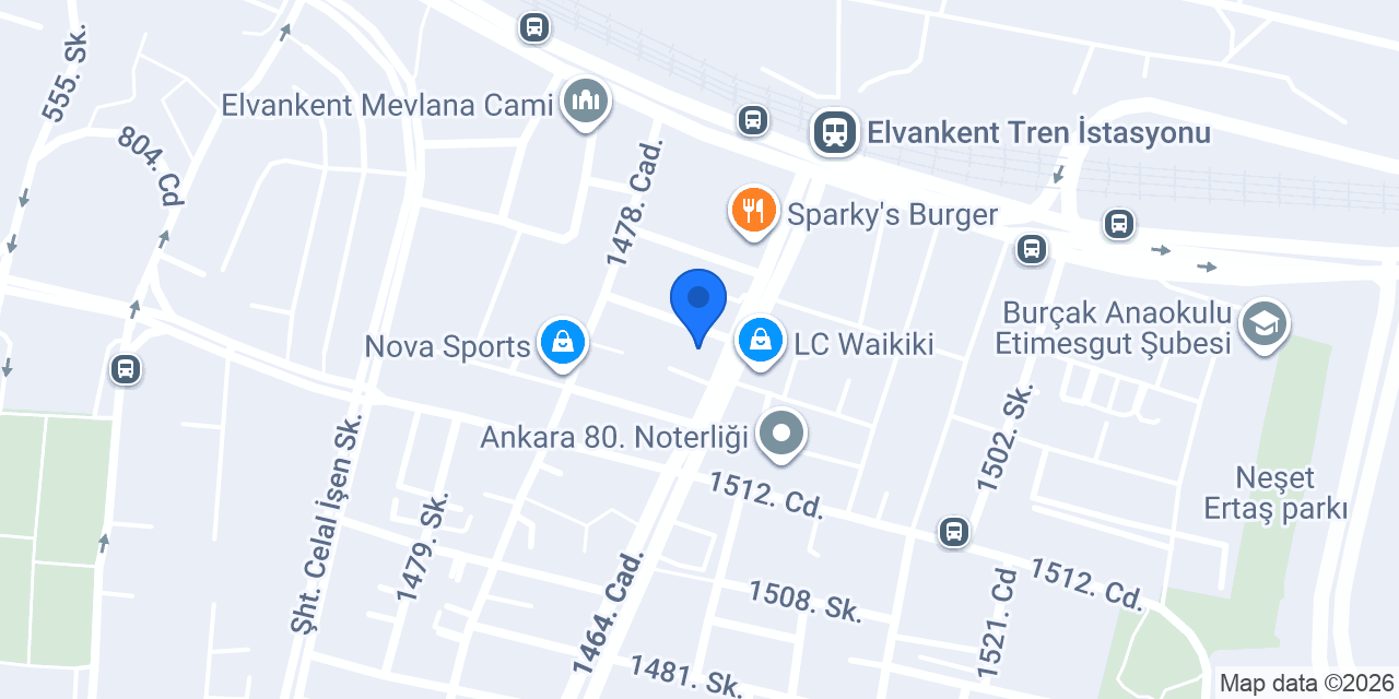 Domino's Pizza Elvankent konumu