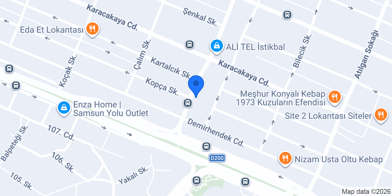 ARGE Lighting Tasarım İmalat konumu