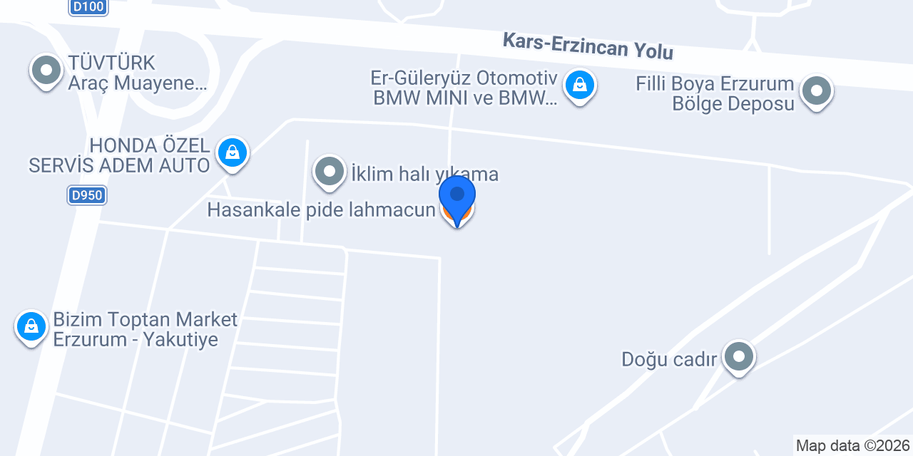 Hasankale pide lahmacun konumu
