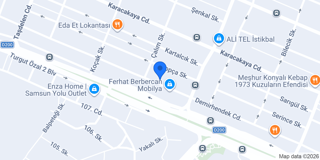 Endemo Mobilya konumu