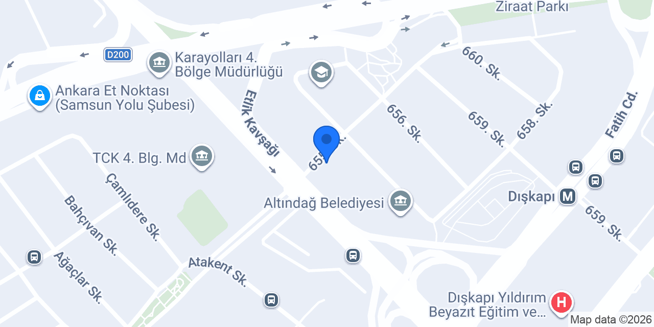 PTT Etlik Eğitim Merkez Müdürlüğü konumu