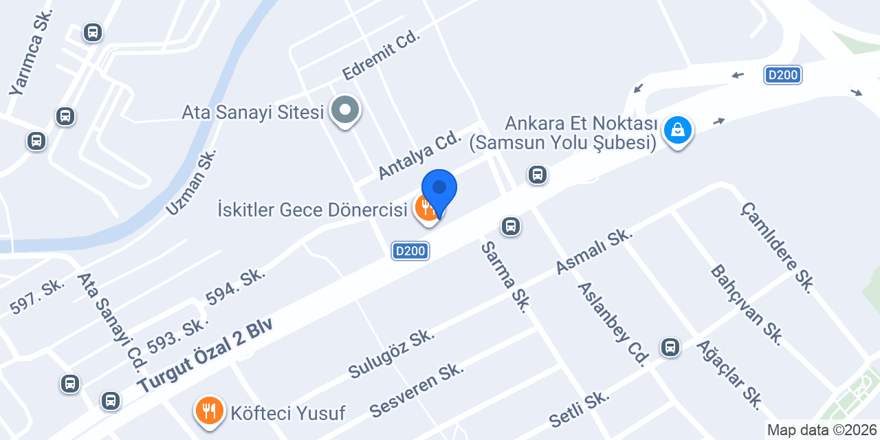 Hatipoğlu Otomotiv konumu