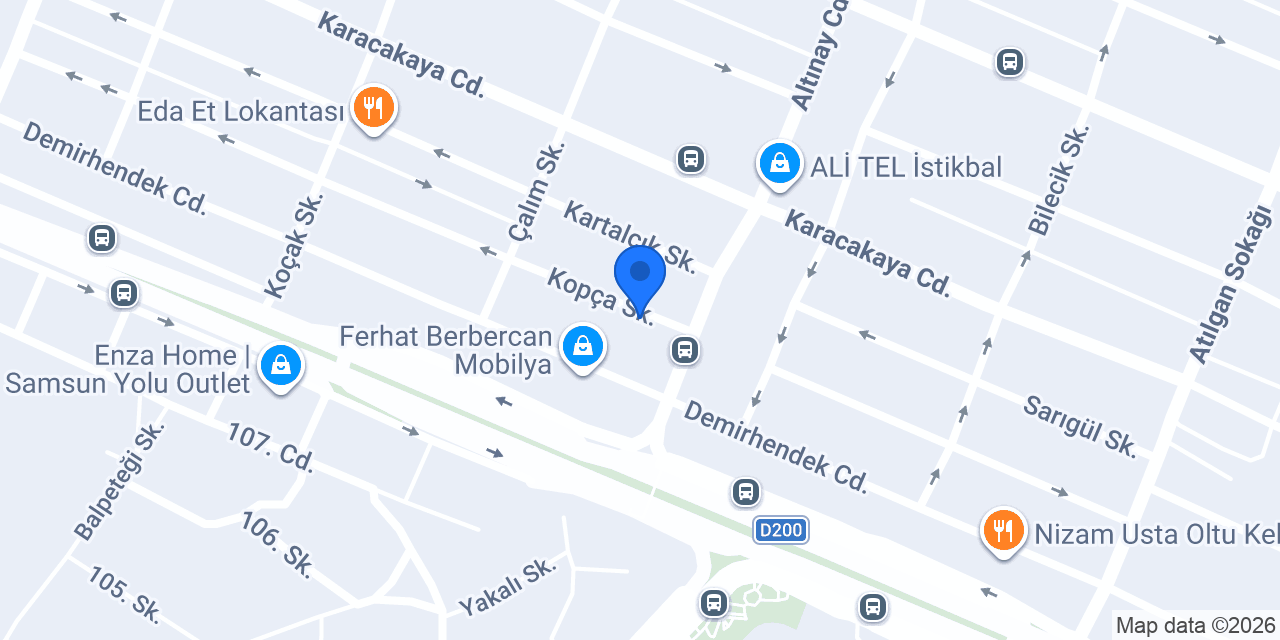 Bostan mobilya konumu