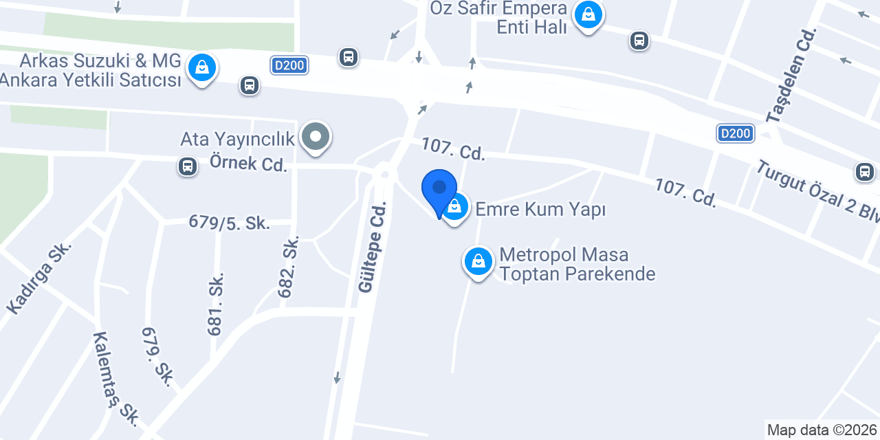 Gözelsan İnşaat Malzemeleri konumu