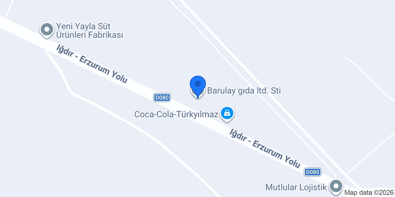 Barulay gıda ltd. Sti. konumu