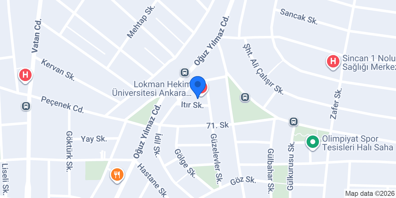 OP. DR ŞÜKRÜ LEVENT UÇAR konumu